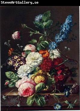 unknow artist Floral, beautiful classical still life of flowers 08